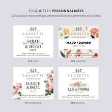 Charger l'image dans la galerie, Bougies personnalisées mariage - Cadeau invité