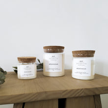 Charger l'image dans la galerie, Méditation - Bougie artisanale parfumée à la cire de soja naturelle