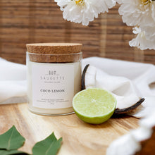 Charger l'image dans la galerie, Coco Lemon - Bougie artisanale parfumée à la cire de soja naturelle