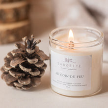 Charger l'image dans la galerie, Coffret Nuit de Noël - 3 Bougies artisanales parfumées à la cire de soja naturelle - Forêt de sapins, Au coin du feu et Pain d'épices.