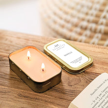 Charger l'image dans la galerie, Vanille - Les p'tites Saugette - 2 mèches - Bougie artisanale parfumée à la cire de soja naturelle