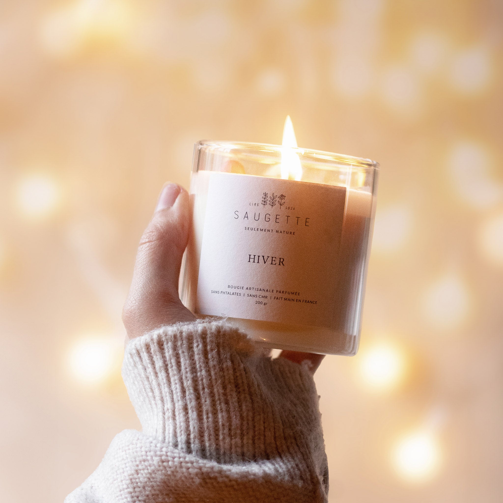 Lot de 12 bougies parfumées de Noël pour