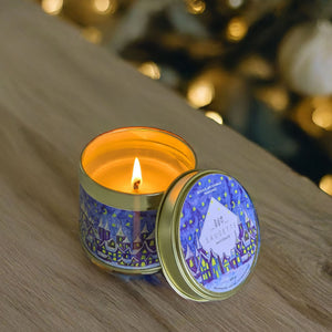 Nuit étoilée - Bougie artisanale parfumée à la cire de soja naturelle