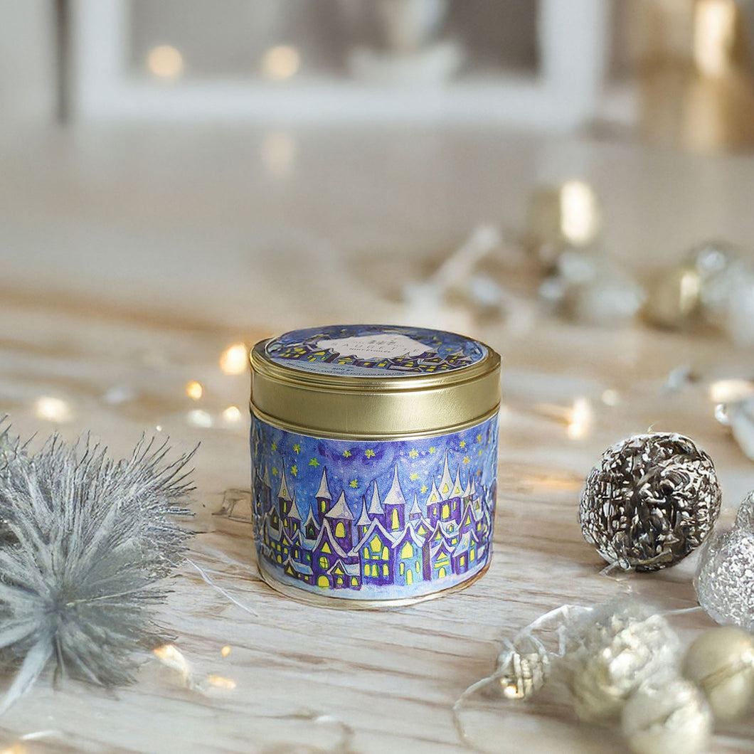 Nuit étoilée - Bougie artisanale parfumée à la cire de soja naturelle