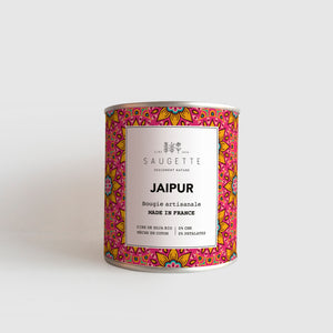 Jaipur - Bougie artisanale parfumée à la cire de soja naturelle