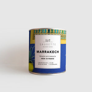Marrakech - Bougie artisanale parfumée à la cire de soja naturelle