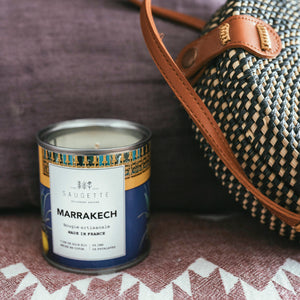 Marrakech - Bougie artisanale parfumée à la cire de soja naturelle